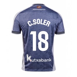 Real Sociedad Carlos Soler #18 Uit tenue 2025-26 Korte Mouw